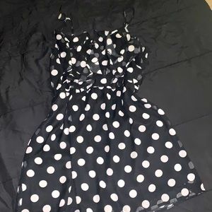 Black/White Polka Dots Sundress